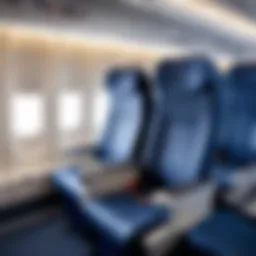 Comfortable airplane seating arrangement