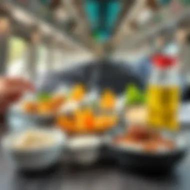 Diverse Meal Options for Travelers Variety of meal options available for passengers