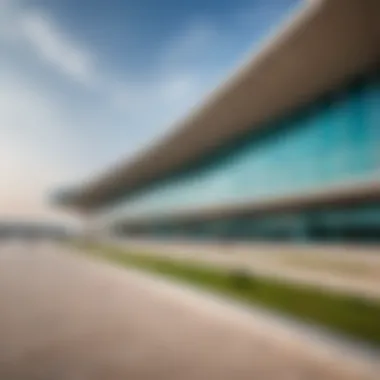 Modern Architecture of Islamia Airport Exterior view of Islamia Airport showcasing modern architecture