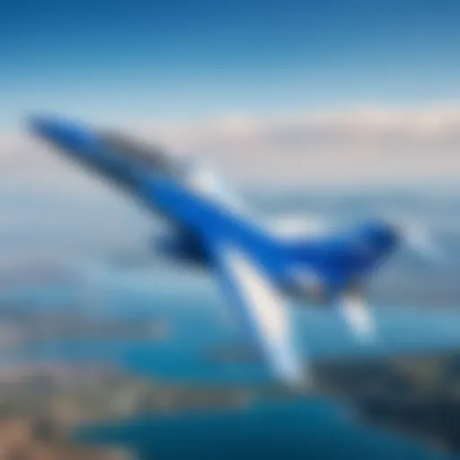 A modern aircraft of Айфлай soaring through a clear blue sky