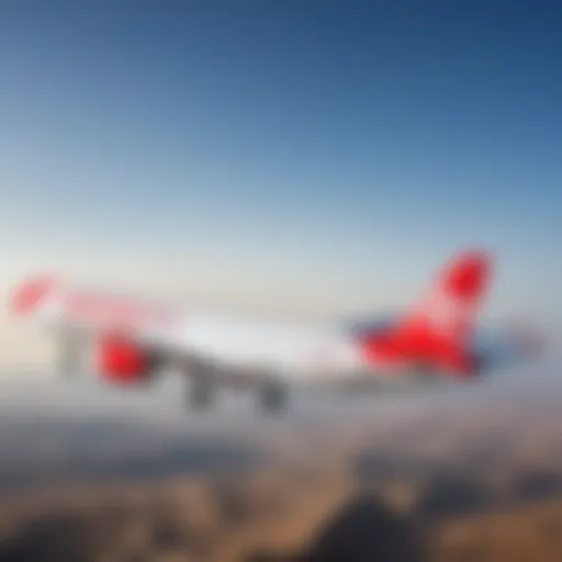 Air Arabia aircraft in flight