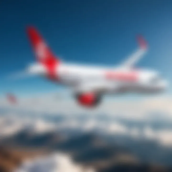 Airplane taking off with Air Arabia logo