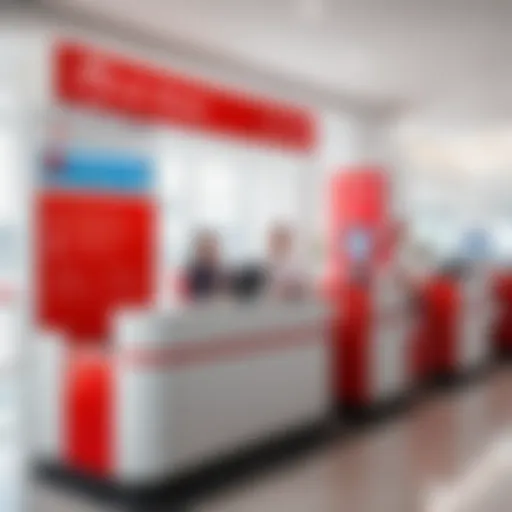 Check-in counter at Air Arabia