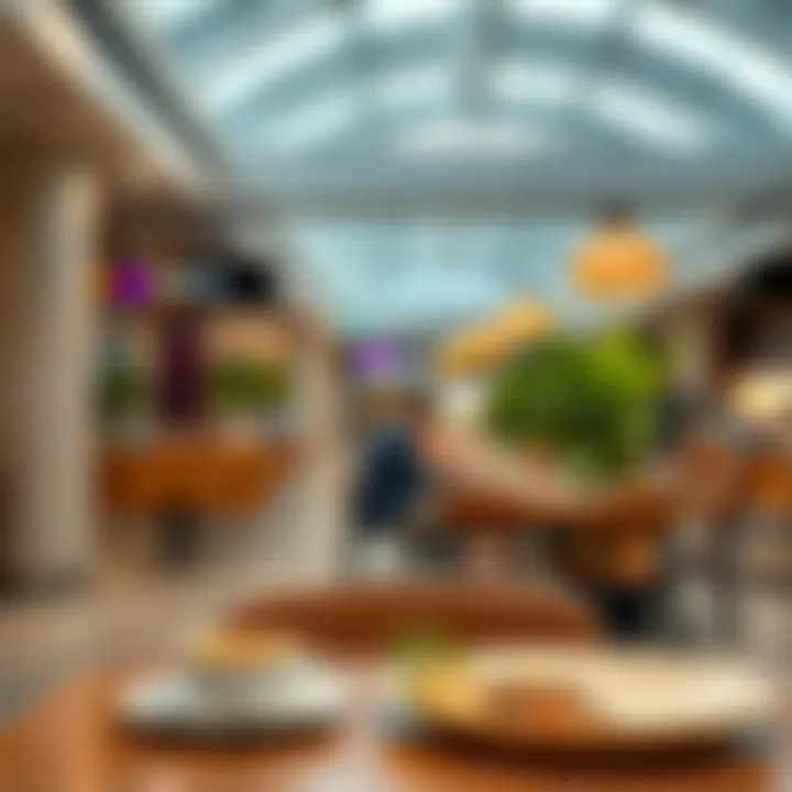 Dining options within IST Airport