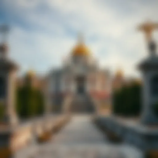 View of the Alexander Nevsky Lavra Necropolis