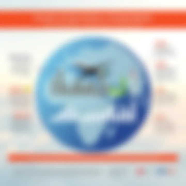 Growth of Arab Airlines in the Global Market An infographic illustrating the growth of Arab airlines in the global market