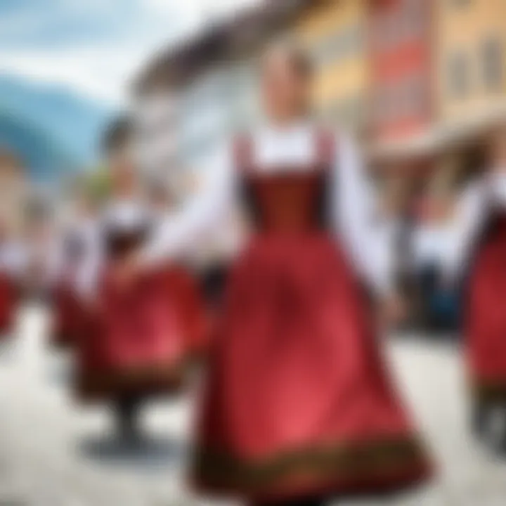 Lively cultural festival showcasing Austrian traditions