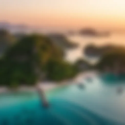 Scenic view of Hainan's beaches