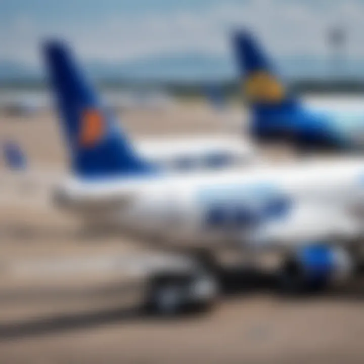 Azur Air fleet on the tarmac