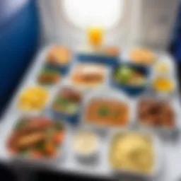 In-flight meal options on Azur Air