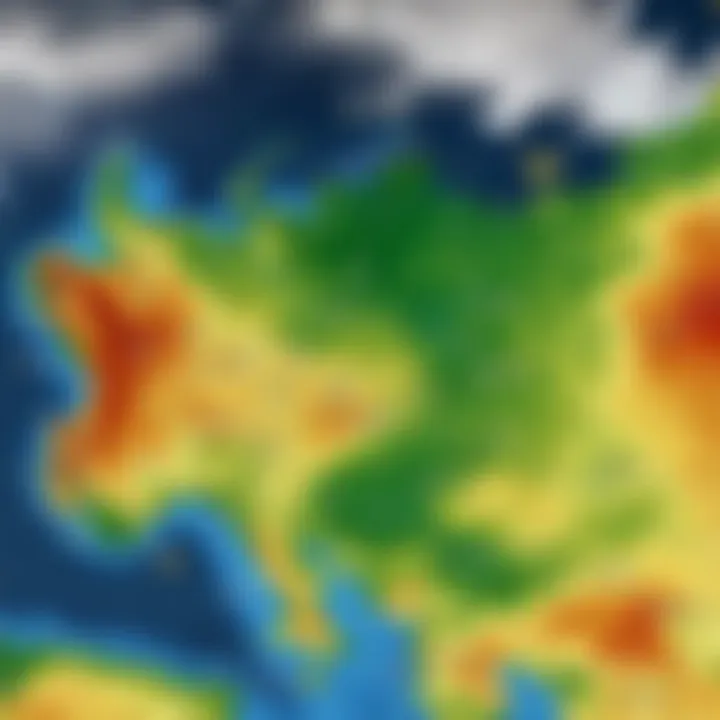 Weather forecast map for Babushkinsky District