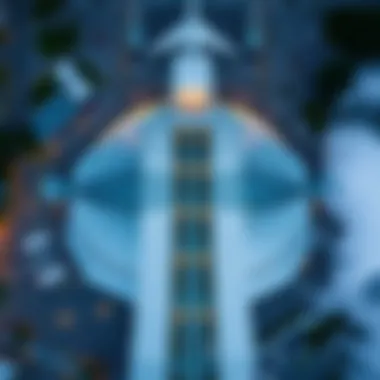 Aerial Perspective of Bangkok Airport's Architecture Aerial view of Bangkok Airport showcasing its unique architectural design