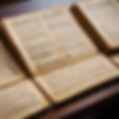 A detailed display of Beethoven's original manuscripts highlighting his compositional genius.