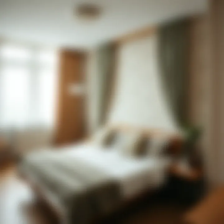 Comfortable accommodation in a sanatorium room