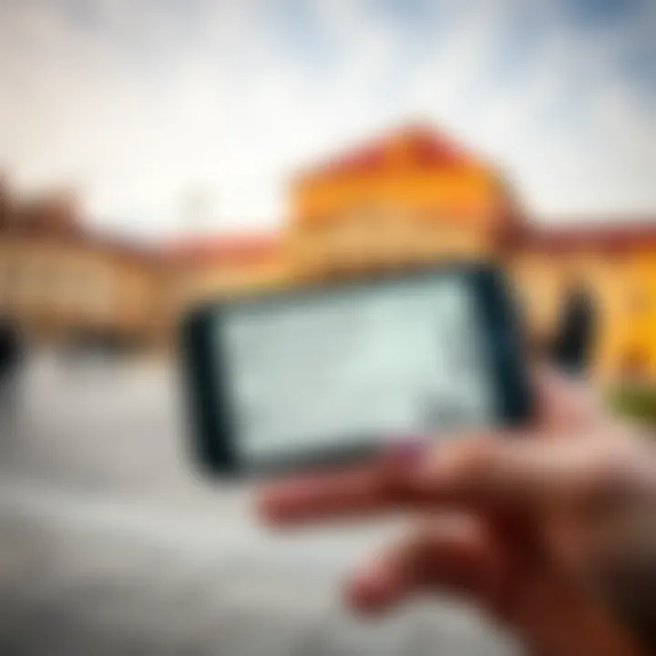 Convenience of Digital Tickets for Cultural Visits A digital ticket displayed on a smartphone for the Armory Chamber