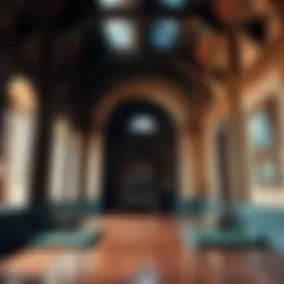 Interior view of the Armory Chamber showcasing historical artifacts