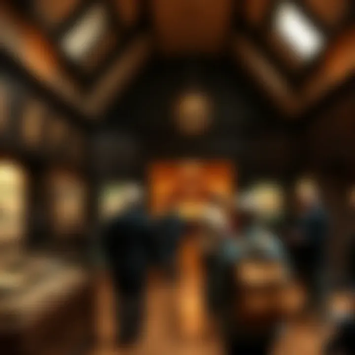 Engaging with History at the Armory Chamber Visitors admiring exhibits in the Armory Chamber