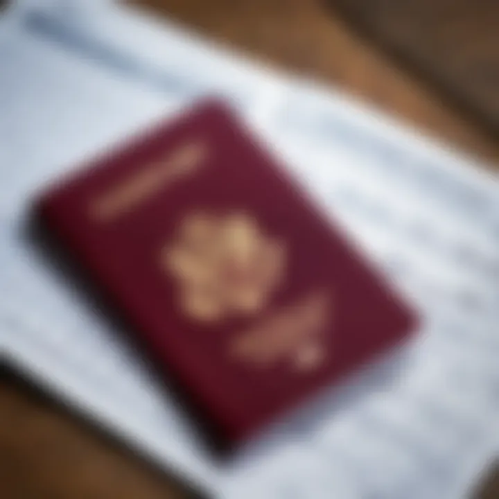 Calendar marking passport expiration dates