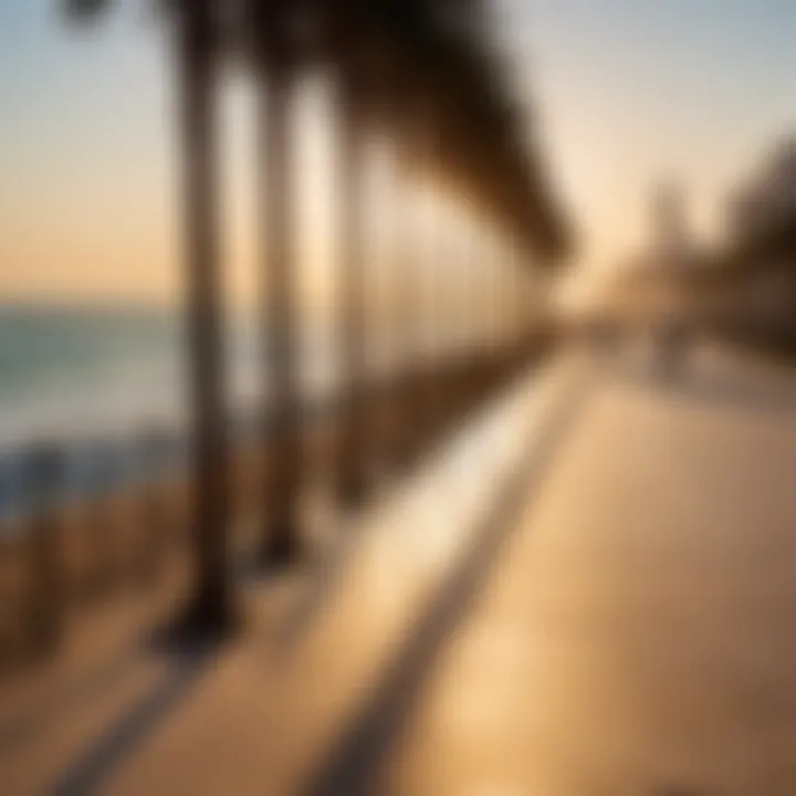 The vibrant coastal promenade of Casablanca