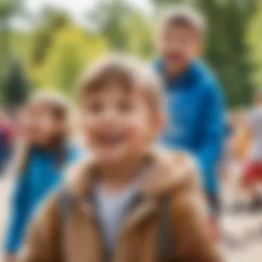 Children Enjoying the Zoo