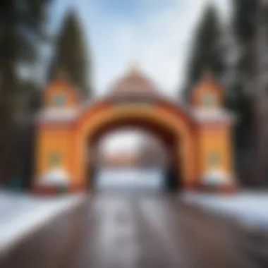 Experience the Grand Entrance of Chelyabinsk Zoo Entrance to Chelyabinsk Zoo