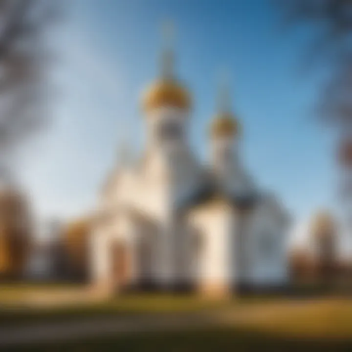 Historical photograph of the Church of Feodor Ushakov, illustrating its significance over the years