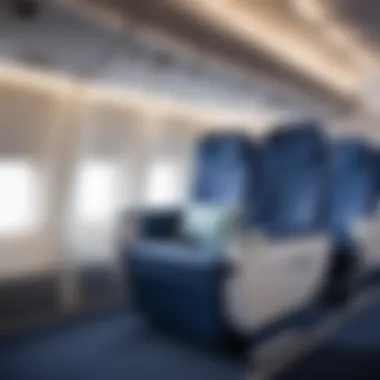 Aeroflot seating arrangement showcasing spaciousness and comfort