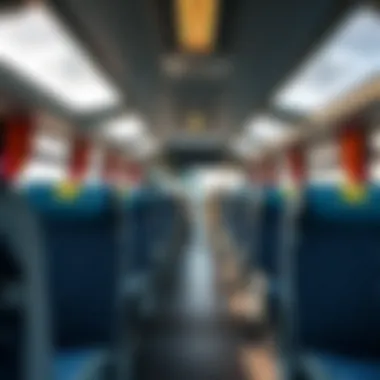 Comfortable bus interior