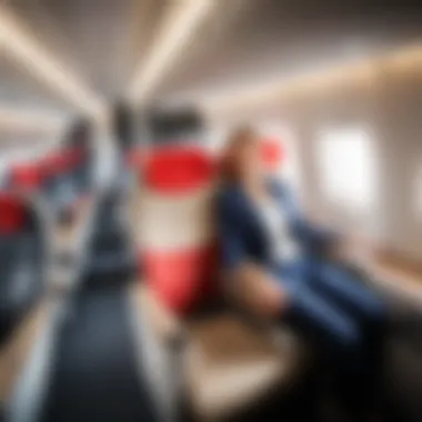 Comfortable seating arrangement in a Corendon Airlines aircraft