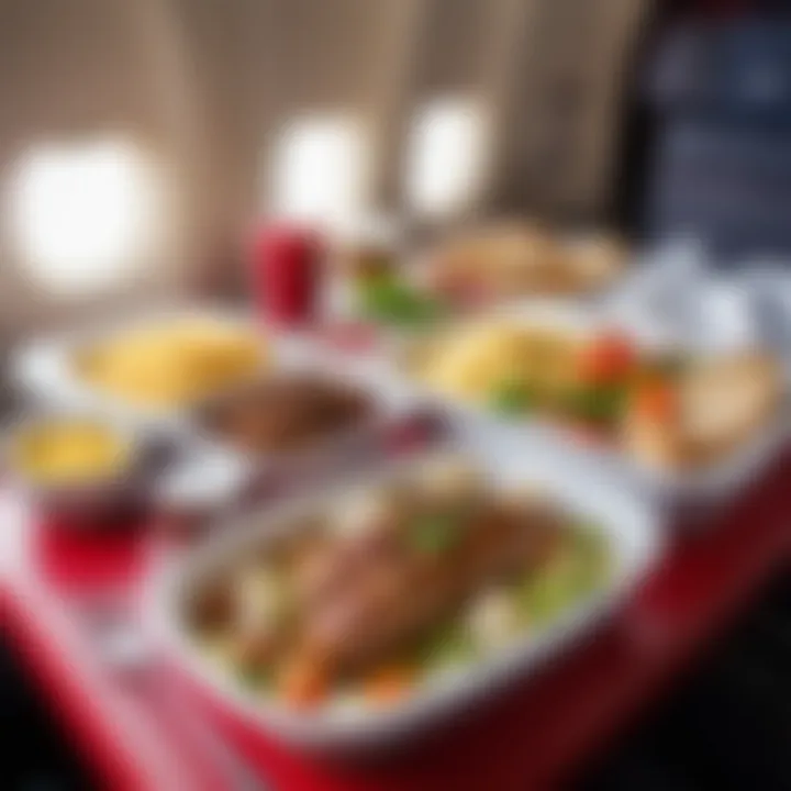 Cost breakdown of meals on Corendon Airlines