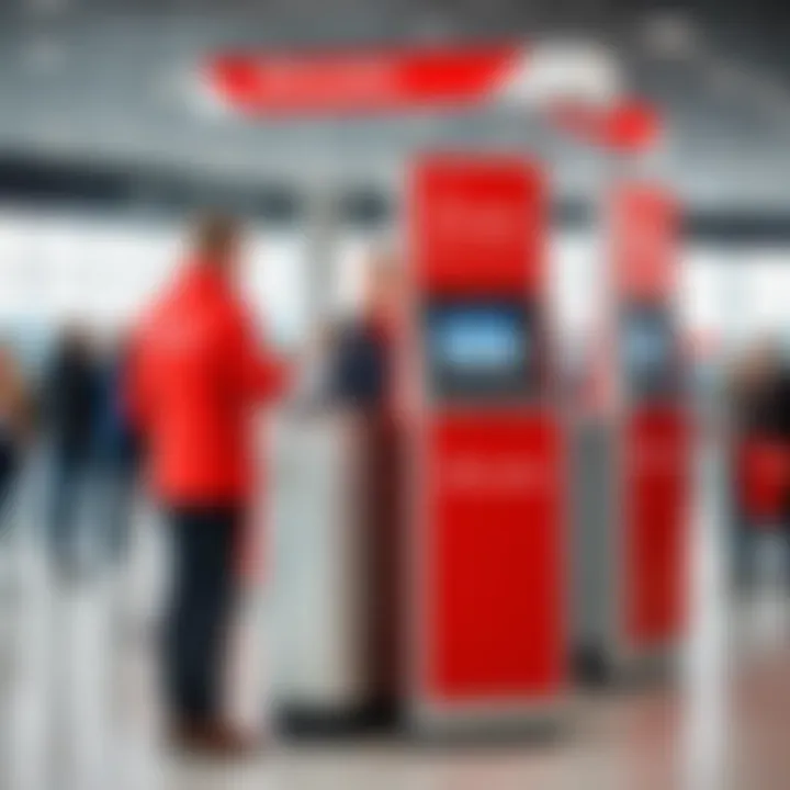 Corendon Dutch Airlines check-in process at the airport