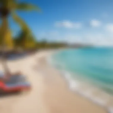 Stunning view of Varadero beach with tourists enjoying the sun