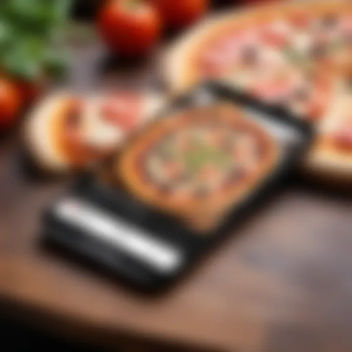 Online ordering interface for pizza delivery