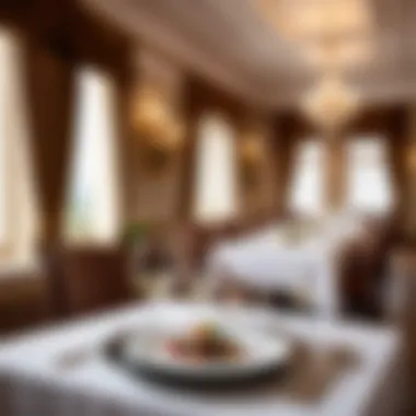 Elegant Half-Board Dining Experience Elegant dining setup representing half-board accommodation