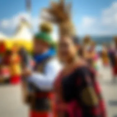 Celebrating Tradition: Cultural Events in Bishkek Artistic representation of local cultural events