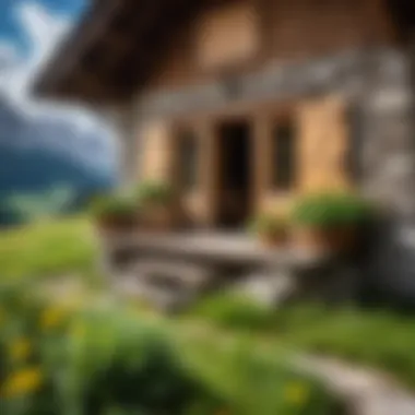 Traditional Mountain Hut in the Dolomites Traditional mountain hut in the Dolomites offering local cuisine