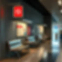 Designated smoking area at Domodedovo Airport