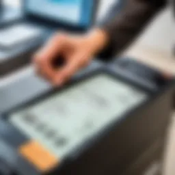 Online ticket printing interface at Domodedovo Airport