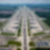 Scenic view of Domodedovo Airport