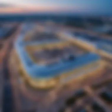Overview of Charging Locations in Domodedovo Terminal Overview of terminal with charging locations