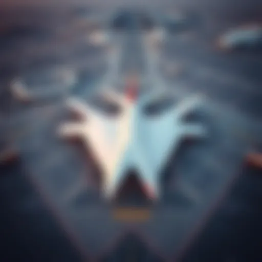 Aerial view of Al Maktoum International Airport showcasing its expansive layout and modern facilities