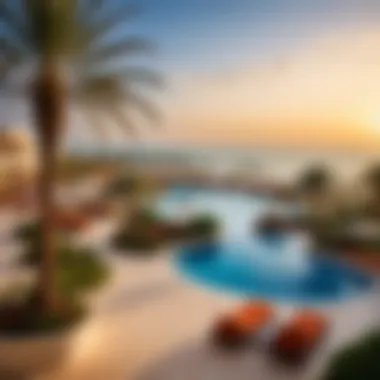 Luxury Resorts by the Arabian Gulf A luxurious resort along the coast of the Arabian Gulf