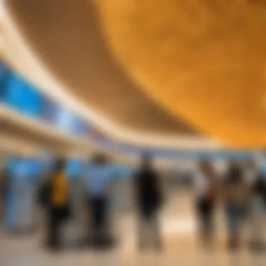 Passengers enjoying seamless check-in and boarding experience at Dubai World Central