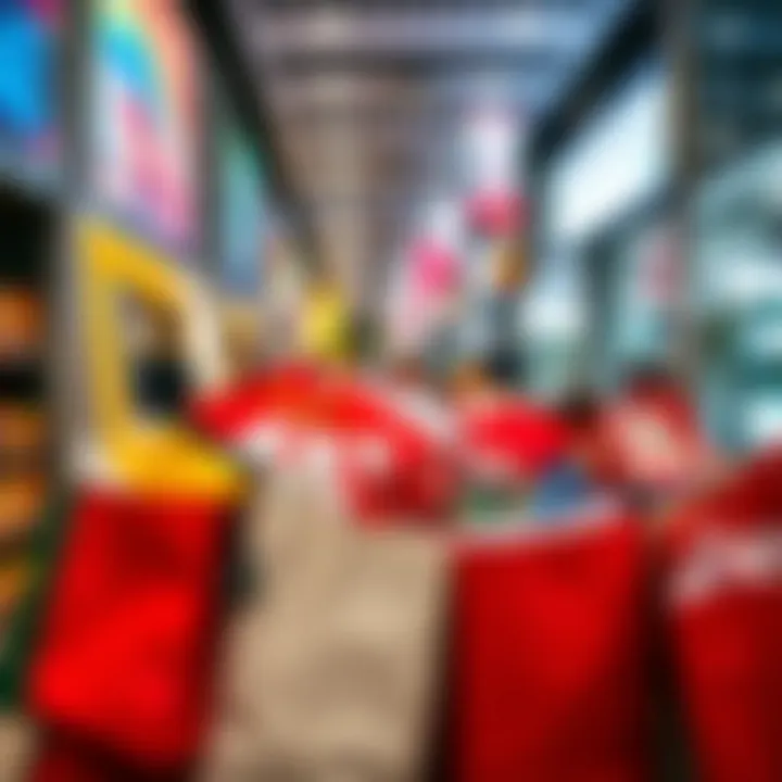 Duty-Free Shopping Experience in Bangkok Shopping bags filled with duty-free purchases