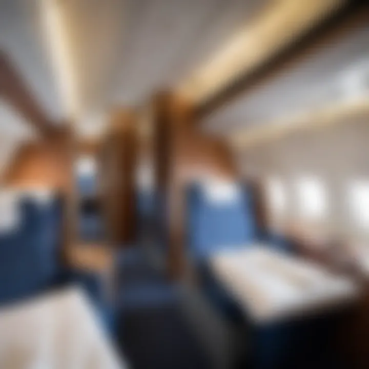 Interior view of EgyptAir cabin showcasing comfort