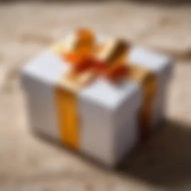 Elegant Gift Box for Appreciation A small gift box wrapped elegantly