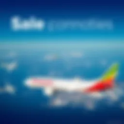 Ethiopian Airlines sale promotions showcasing various destinations