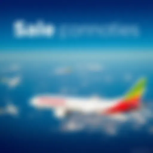 Ethiopian Airlines sale promotions showcasing various destinations