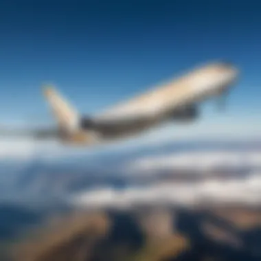 A stunning view of an Etihad aircraft in flight