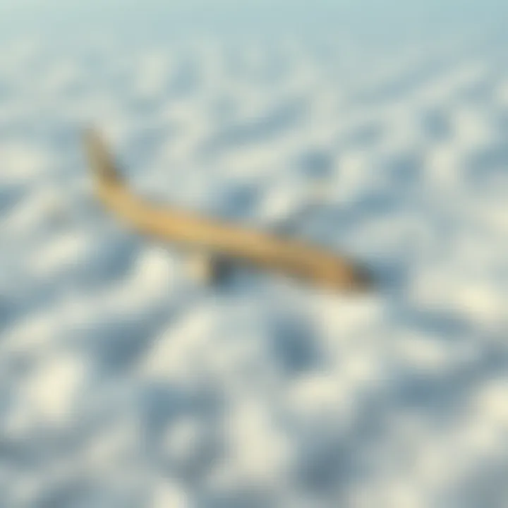 Etihad Airways: A Skyline of Innovation Etihad Airways aircraft soaring above clouds